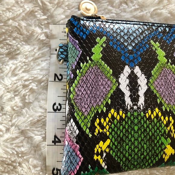 PAOTMBU Multicolor Ankle Strap Block Heel Sandals and Matching Bag 🔆 - Picture 11 of 12